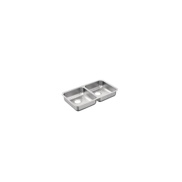 31-1/4"X18" Stainless Steel 20 Gauge Double Bowl Sink